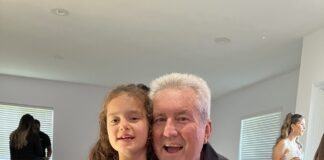 Grandpa’s Litle Hero Bill Daley and his grandaughter Charlotte