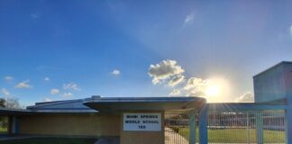 The Sun Sets On Miami Springs Middle School. A Forward Thinking Vision For The Students Of Our Community