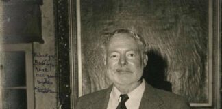 Ernest Hemingway In Miami Springs by: Ken Wilde